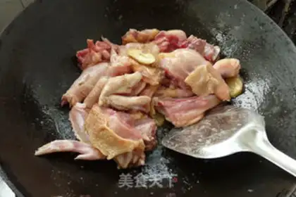 Make Lotus chicken step 1