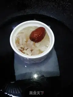 Make Peach gel, silver-eared dragon nuts step 2