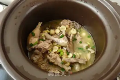 Make Lotus chicken step 5