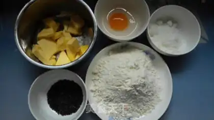 Make Black sesame cookies step 0