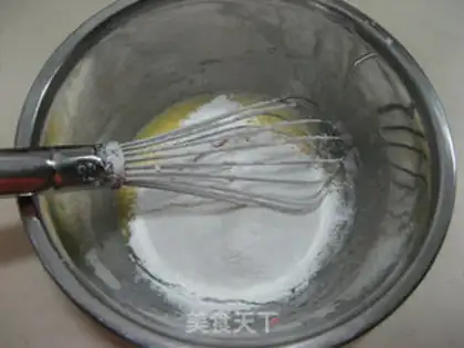 Make Peache cake rolls step 2