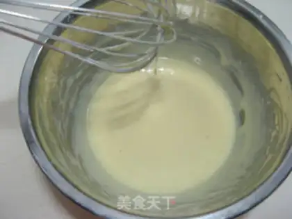 Make Peache cake rolls step 3