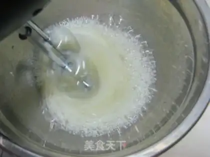 Make Peache cake rolls step 4