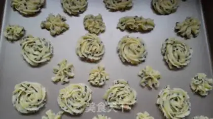 Make Black sesame cookies step 8