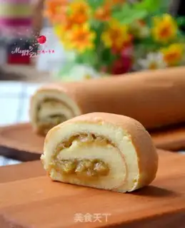 Make Peache cake rolls step 17