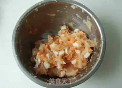 Make Chicken shrimp balls step 3