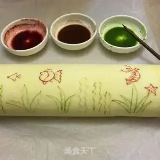 Make A world of coloured egg rolls step 8