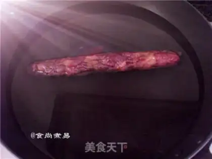 Make Pepper fried sausage step 1