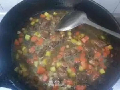 Make Lamb for rice step 10