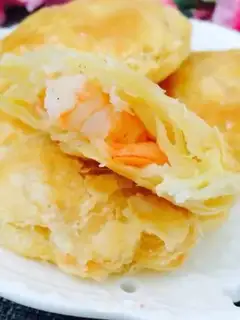 Make Soccer shrimp pie step 22