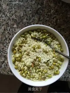 Make Rice green bean congee step 3
