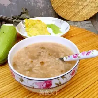 Make Rice green bean congee step 8