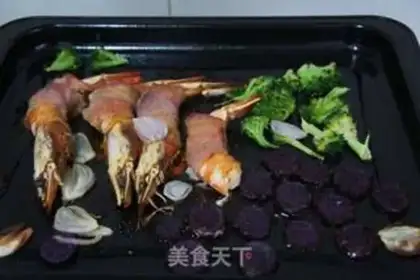 Make Bacon roasted shrimp step 8