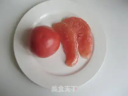Make Red tea and tomato juice step 0