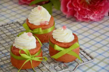 Make Cake with cream step 15