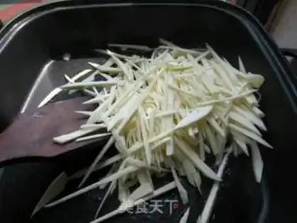 Make High ham and rice step 1