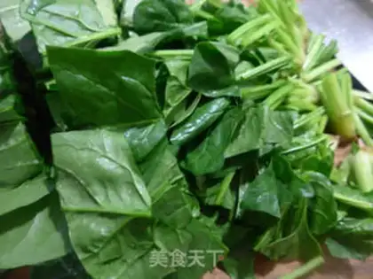 Make Mushroom spinach step 2