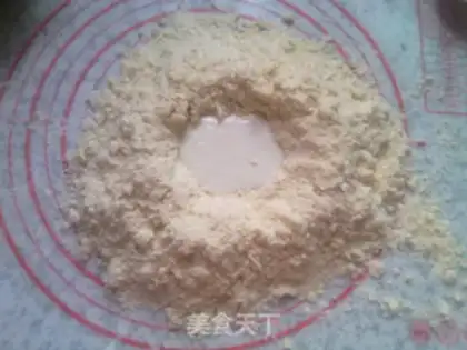 Make Peach cheese pie step 2