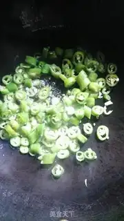Make Green pepper slag step 2