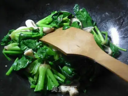 Make Mushroom spinach step 6