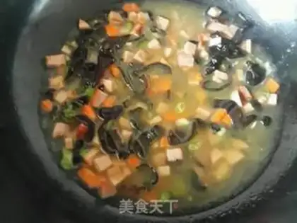 Make Molybdenum cap pouring noodles step 2
