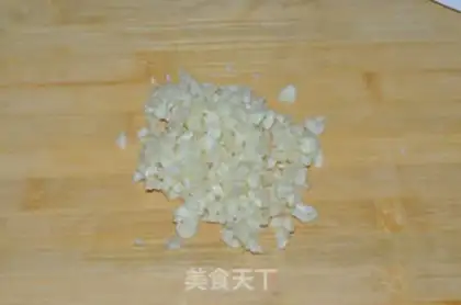 Make Garlic fan silk melon step 6