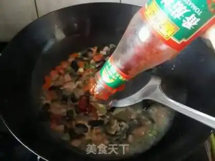 Make Molybdenum cap pouring noodles step 3