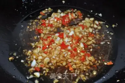 Make Garlic fan silk melon step 9