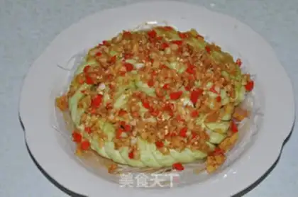 Make Garlic fan silk melon step 10