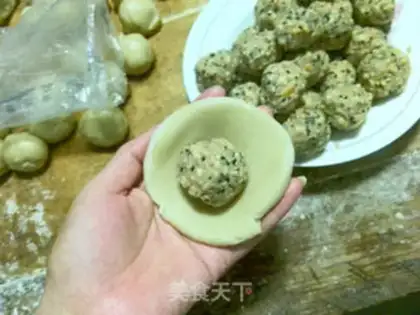 Make Green soufflé step 12