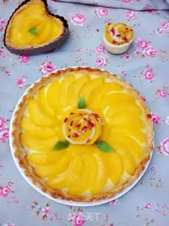 Make Peach cheese pie step 15