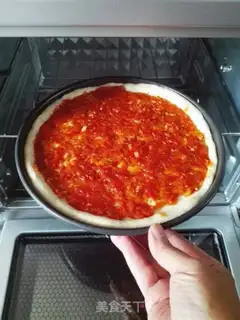 Make Spicy tuna pizza step 6