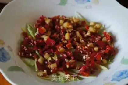 Make Pepper chopping fish head step 6