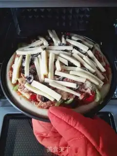 Make Spicy tuna pizza step 9
