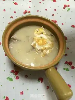 Make Cinnamon fish egg soup step 7