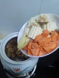 Make Monkey dove corn soup step 6