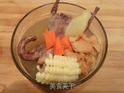 Make Monkey dove corn soup step 10