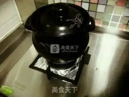 Make Porridge for mushroom shrimp step 2