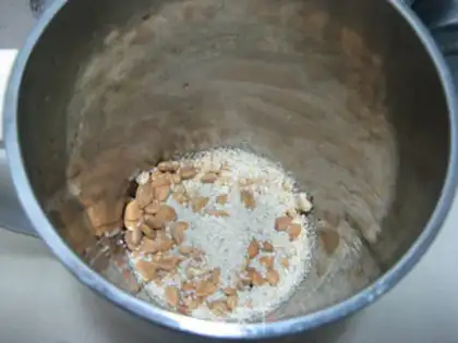 Make Almond sesame soy sauce step 2