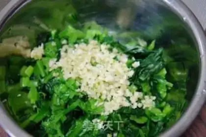 Make Sesame sauce spinach step 5
