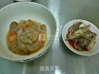 Make Porridge for mushroom shrimp step 4