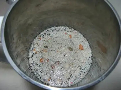 Make Almond sesame soy sauce step 3