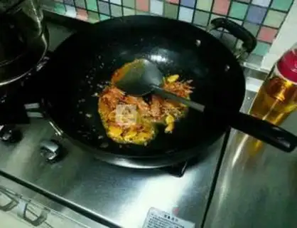 Make Porridge for mushroom shrimp step 5