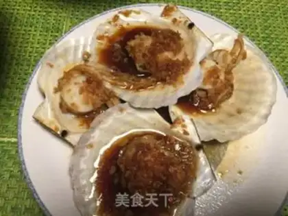 Make Garlic scallops step 3