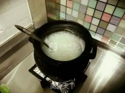 Make Porridge for mushroom shrimp step 6