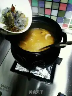 Make Porridge for mushroom shrimp step 9