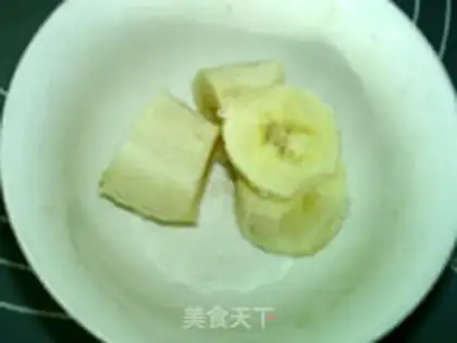 Make Banana chili cake step 1