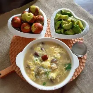 Make Seafood porridge step 5