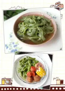 Make Handy spinach noodles step 6