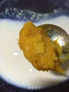 Make Pumpkin corn paste step 4